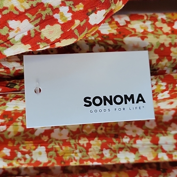 NWT Sonoma Goods Long-Sleeved Tiered Maxi Dress - Picture 4 of 12